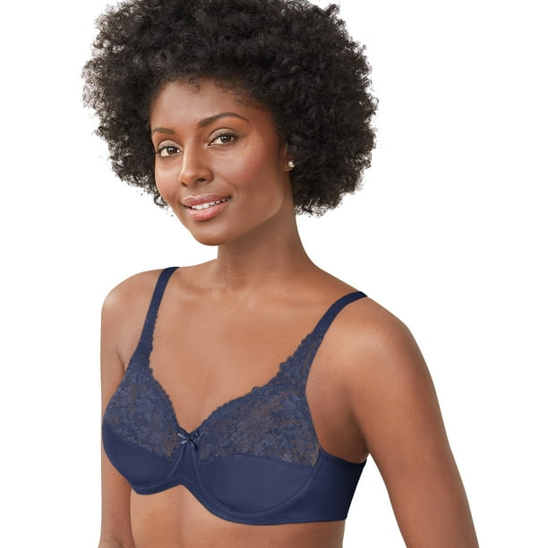Lilyette Bali Tailored Minimizer Bra Lace Trim Lilyette Bali Tailored Minimizer Bra Lace Trim